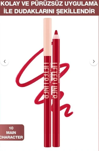Maybelline New York Lifter Liner Dudak Kalemi - 10 Main Character ürün görseli 1