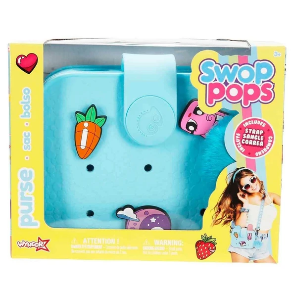 Swop Pops Mavi El ve Omuz Çantası - Resim 5