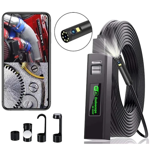 WİFİ ENDOSCOP YILAN KAMERA 5 METRE - Resim 3
