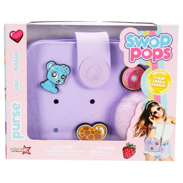 Swop Pops Mor El ve Omuz Çantası - Resim 5