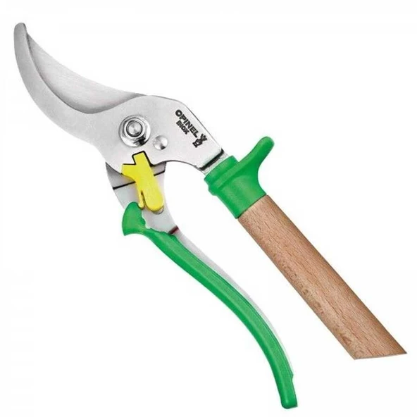 Opinel Kayın Saplı Budama Makası Yeşil ürün görseli 1