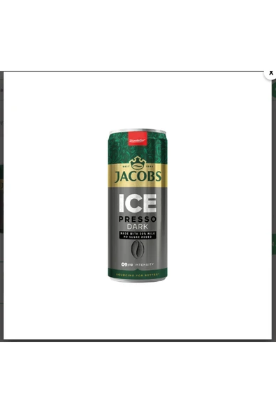 Jacobs Icepresso Dark Soğuk Kahve 250 ml x 12 Adet ürün görseli 1