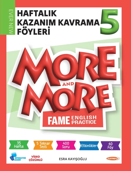More & More 5 Haftalık Kazanım Kavrama Föyleri (40 Föy) Yeni ürün görseli 1