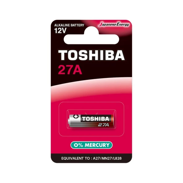 TOSHIBA 27A 1Lİ BP 12V ALKALİN PİL ürün görseli 1