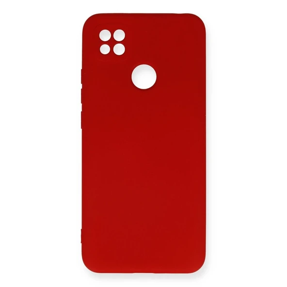 Xiaomi Redmi 9c Kılıf Nano İçi Kadife Silikon - Kırmızı ürün görseli 1