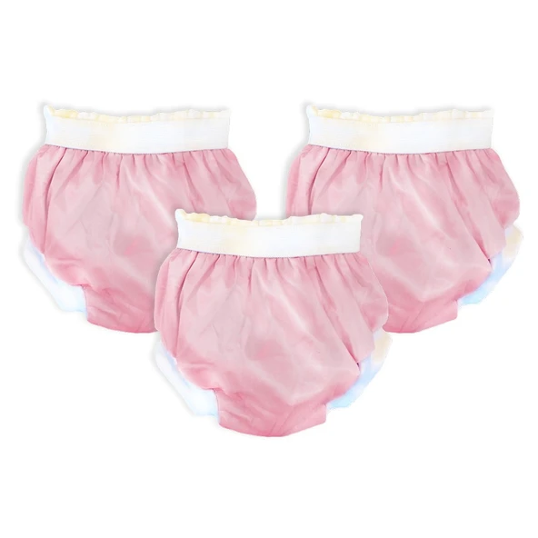 3'lü Alıştırma Külodu 16-22kg - Pembe