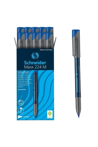 SCHNEIDER Maxx 224m Mavi Asetat Kalemi 10 Lu ürün görseli 1