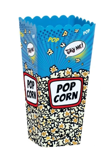 Herevin Mavi Patlamış Mısır Kutusu - Pop Corn ürün görseli 1