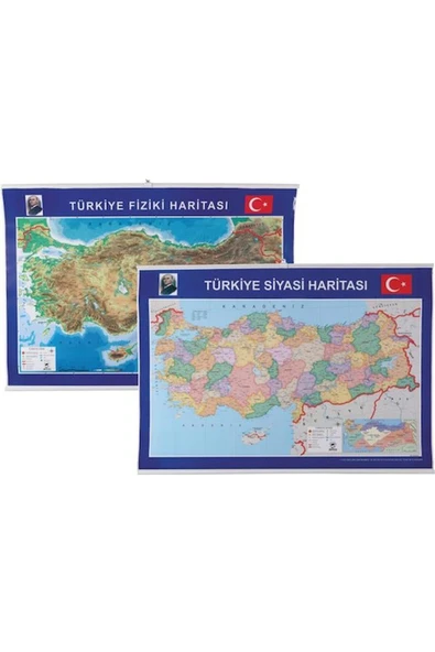 Gülpaş Türkiye Fiziki Ve Siyasi Harita ürün görseli 1
