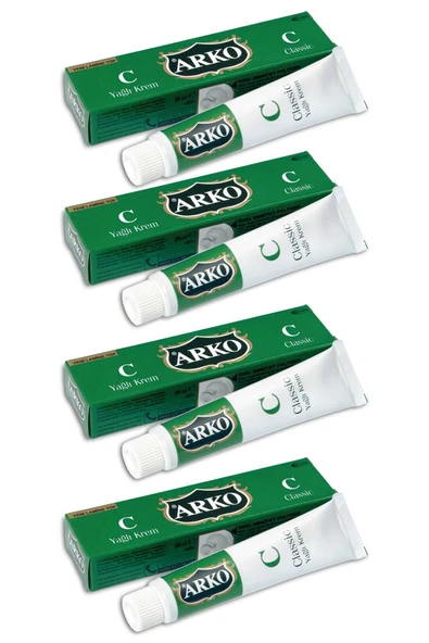ARKO Klasik Yağlı Krem 20 Cc 4'Lü Set - Resim 2