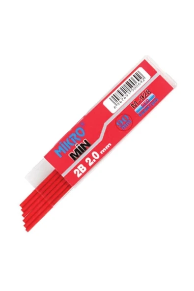 Mikro 2x90 mm Kırmızı Kurşun Kalem Ucu ürün görseli 1