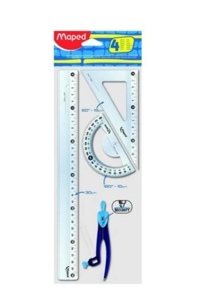 Maped Çizim Seti Pergelli Start 30cm 4lü 899218 ürün görseli 1