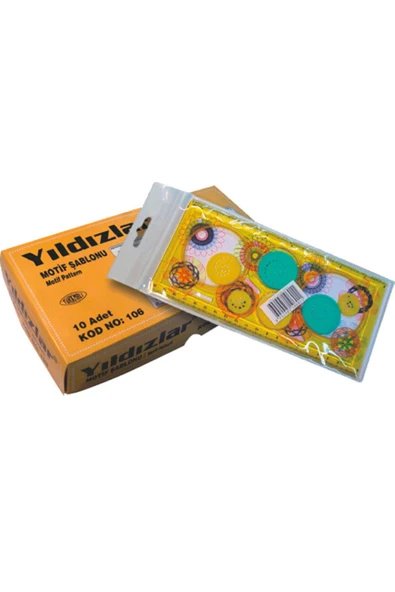 Yıldızlar Yayınları Yıldızlar Motif Şablonu ürün görseli 1