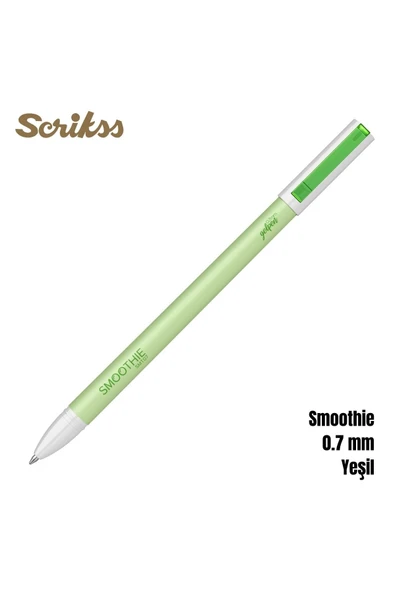 NEZADE STORE Scrikss Smoothie Jel Kalem 0.7mm Yeşil ürün görseli 1