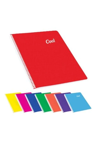 KESKİN COLOR Spiralli Cool A4 72 Yaprak Kareli Pp Kapak Defter ürün görseli 1