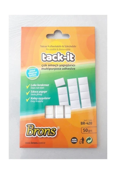 Faber Castell Brons Tack-it Sakız Yapıştırıcı 50 Gr. Br-420 ürün görseli 1