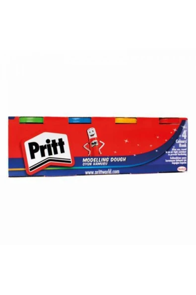 Pritt Oyun Hamuru 4 Renk 100 Gr. 4x100gr ürün görseli 1