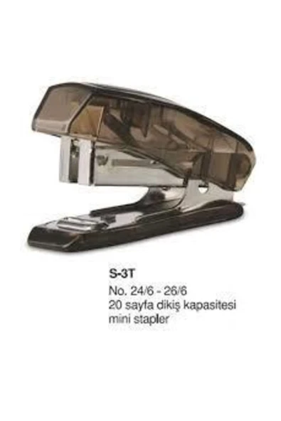 Std Popular Mini Zımba Makinesi No: 24/6 S-3t Siyah ürün görseli 1