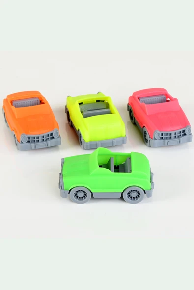 ATAY TOYS MINIQ CITY CAR CABRIO NEON 12 ADET OYUNCAK ARABA ürün görseli 1