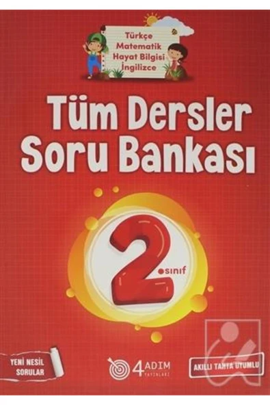 4 Adım Yayınları 2. Sınıf Tüm Dersler Soru Bankası ürün görseli 1