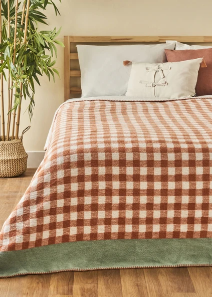 Bella Maison Pavia Pamuklu Çift Kişilik Battaniye (180x220 cm) ürün görseli 1