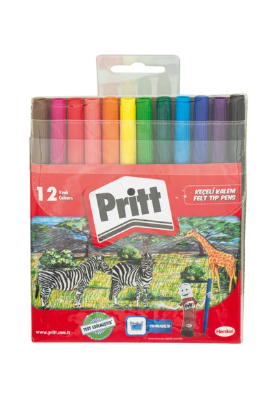 Pritt 12 Renk Keçeli Kalem ürün görseli 1