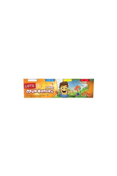 Lets Oyun Hamuru 4lü ürün görseli 1