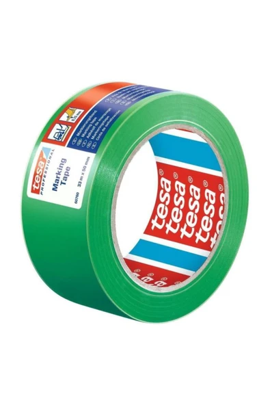 Tesa Ikaz Bandı Yer Işaretleme Yeşil 33x50 60760-00097-15 ürün görseli 1