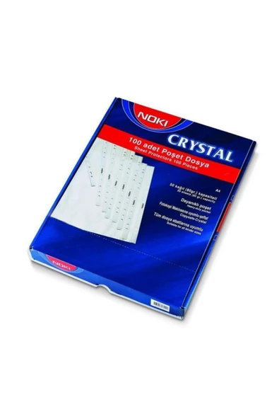 Noki 4830CR Crystal (Kristal) Poşet Dosya 100 Lü Kutu ürün görseli 1