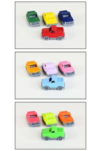 ATAY TOYS MINIQ CITY CAR PICKUP MIX 12 ADET OYUNCAK ARABA ürün görseli 1