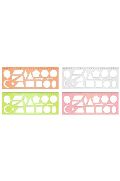 HATAS CETVEL HATAS GEOMETRİK ŞEKİLLER ŞAB.25cm. (02285) ürün görseli 1