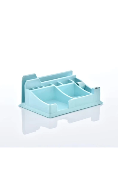 Ops Klm 302 Masaüstü Organizer Kalemlik Pastel Mavi ürün görseli 1