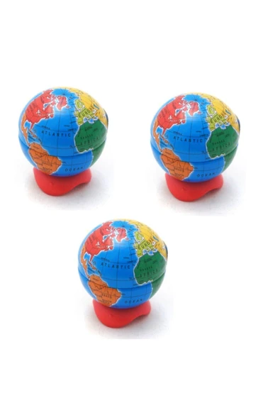 Maped Dünya Kalemtraş Globe Tek Delikli 3 Adet ürün görseli 1