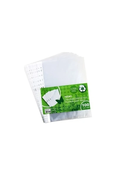 Noki Poşet Dosya Eco A4 100 lü 1 Paket ürün görseli 1