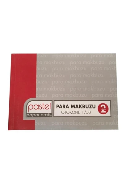 Pastel Para Makbuzu (ölçüsü 10x14 Cm ) Otokopili 1/50 2 Nüsha (1 Asıl 1 Suret) 1 Adet ürün görseli 1