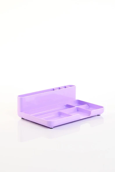 Ops Klm 206 Masaüstü Organizer Kalemlik Pastel Mor ürün görseli 1