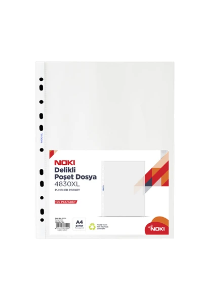Noki A4 Xl Poşet Dosya 100'lü ürün görseli 1