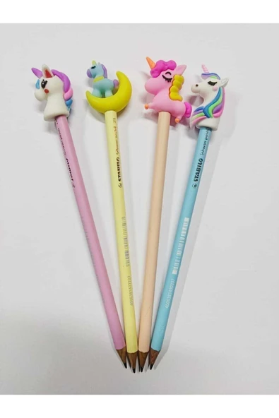 Stabilo Unicorn Başlıklı Kurşun Kalem Seti 4'lü ürün görseli 1