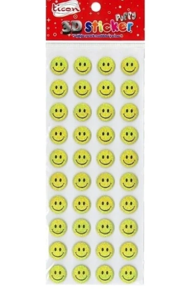 Ticon Sticker Puffy 177558(kabartmalı) ürün görseli 1