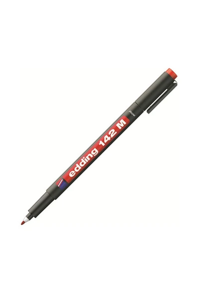Edding 142-02 M Asetat Kalemi Kırmızı ürün görseli 1