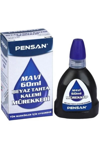 Pensan Tahta Kalemi Mürekkebi 60 ml Mavi ürün görseli 1