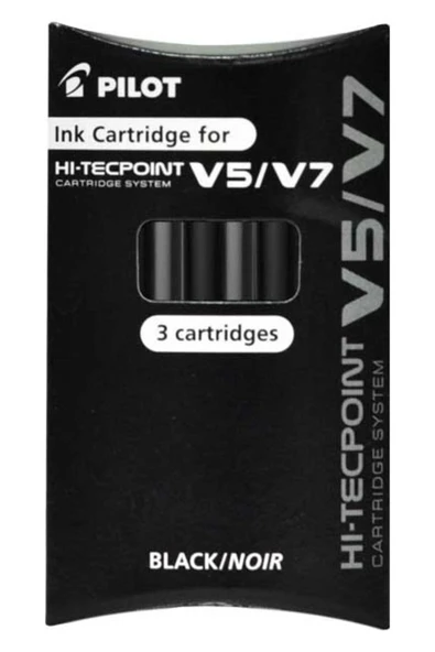 Pilot V7 Hi-Tecpoint Karuşlu Yedek 3'lü Kırmızı - Resim 3
