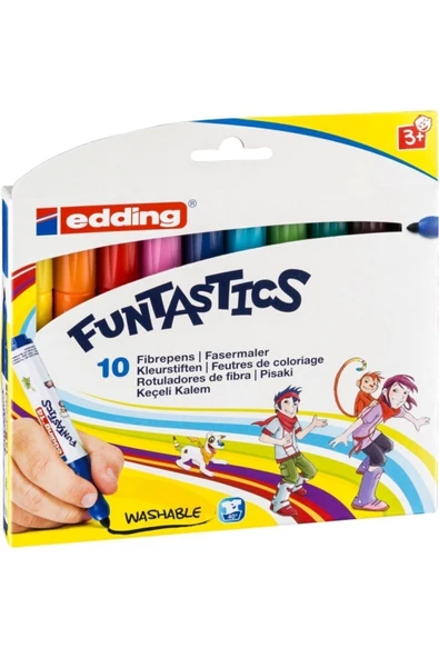Edding Keçeli Kalem Kalın Funtastıc 10lu Ed14k1099 ürün görseli 1