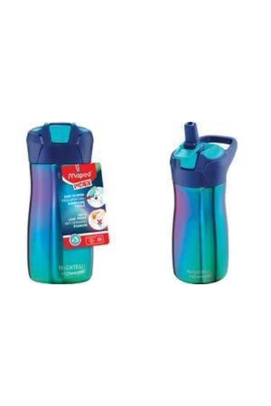 Maped Picnik 430ml Çelik Matara Nightfall Mavi ürün görseli 1