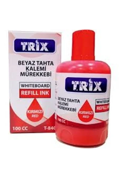 TRİX T-840 Kırmızı Tahta Kalem Mürekkebi 100 Cc ürün görseli 1