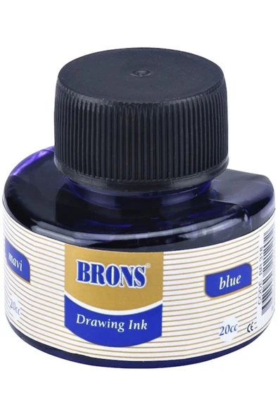Brons Çini Mürekkebi 20 Cc Mavi Br-318-1 Adet ürün görseli 1