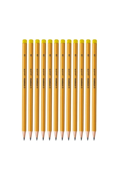 Stabilo Pencil 88 Sarı Kurşun Kalem 2b 12 Adet ürün görseli 1