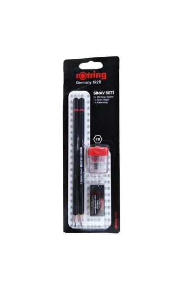 Rotring Kurşun Kalem Sınav Seti-kalem-silgi-kalemtıraş 2090068wk ürün görseli 1