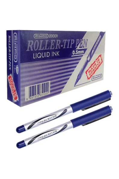 Mikro Aihao Roller 0.5 Pilot Kalem Mavi 12 Adet ürün görseli 1