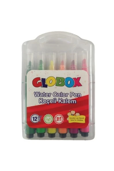 Globox Keçeli Kalem 12 Li Plastik Kutu 3382 ürün görseli 1